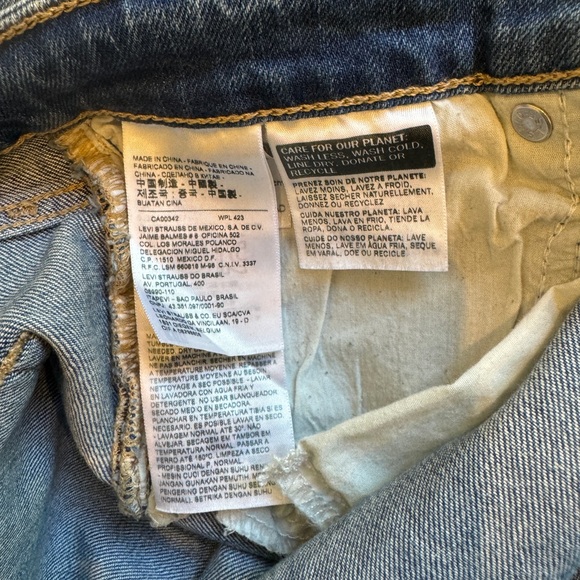 Levi’s 721 High-Rise Skinny Jeans, Rugged Indigo, 29x30 - Picture 3 of 8